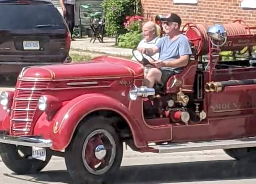 Former deputy fire chief takes joy ride