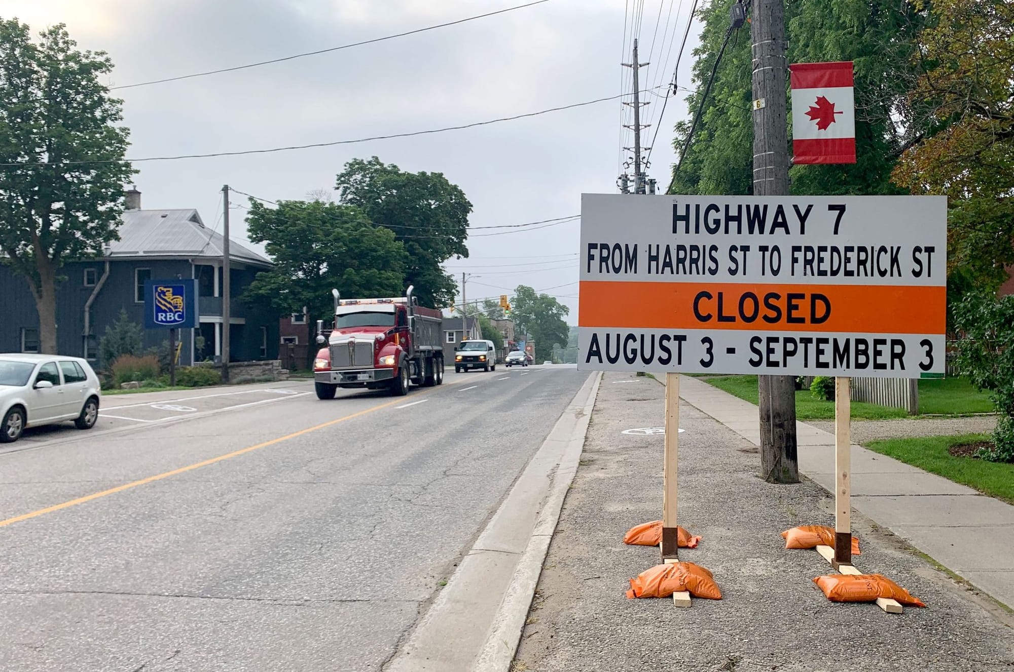 Main Street South in Rockwood to be closed for five weeks