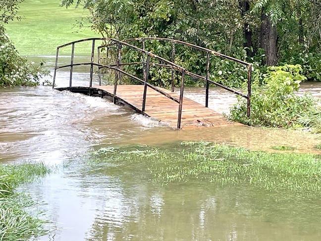 Flood warning issued for Drayton area