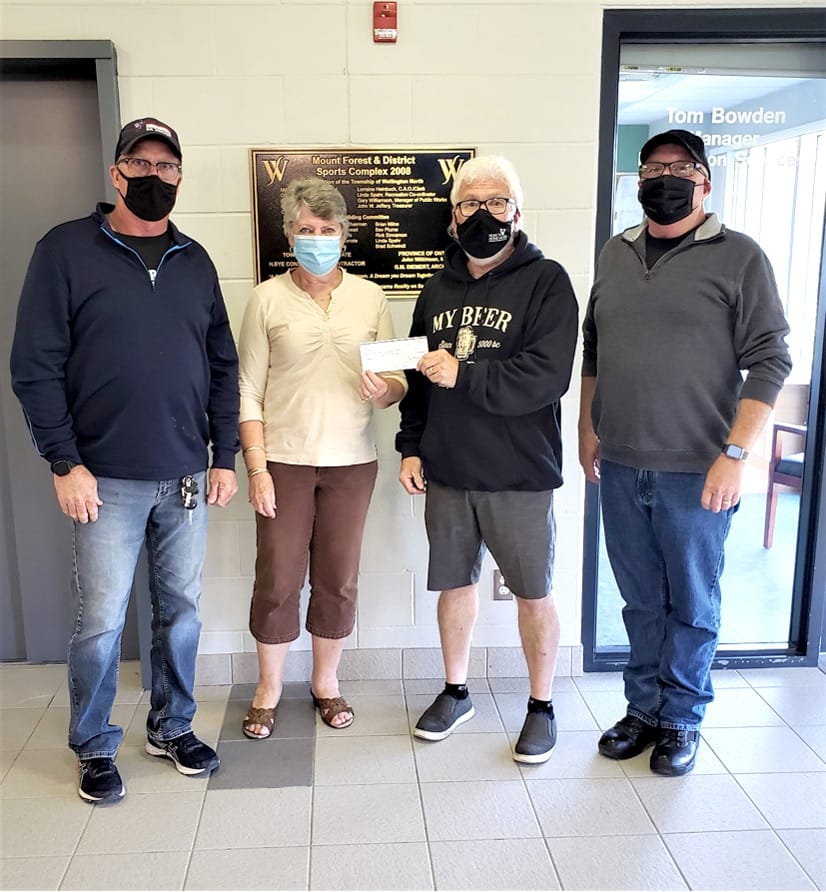 Hockey teams donate gate to food bank