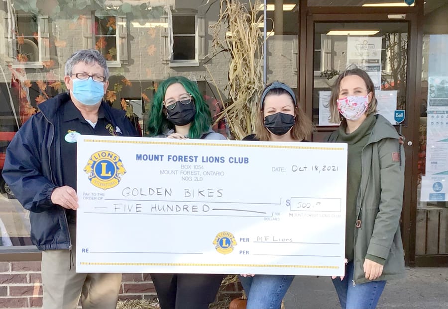 Gold Bike contribution