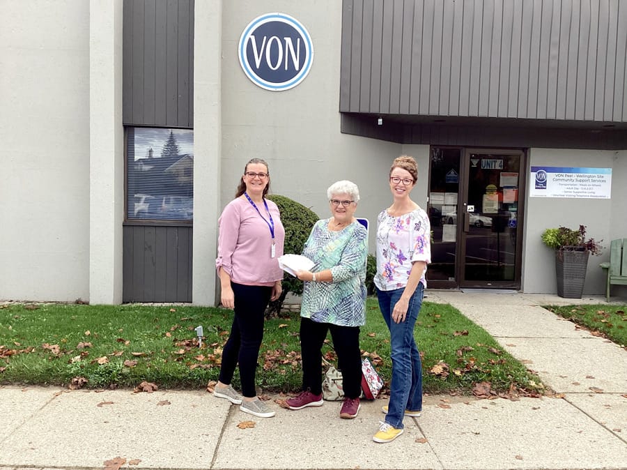 100 Women Who Care Rural Wellington donates to VON on third anniversary