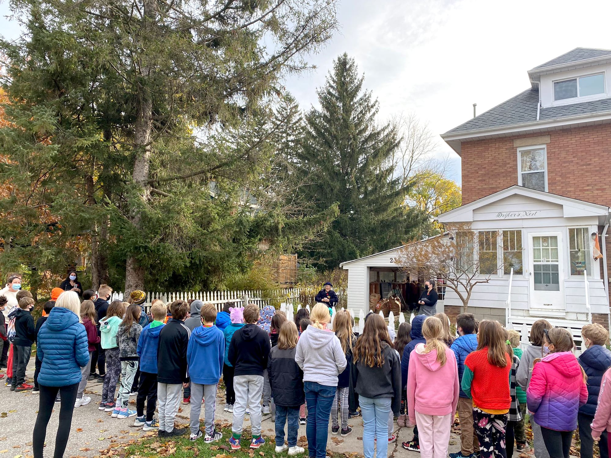 Rockwood students celebrate local veteran Sytske Drijber