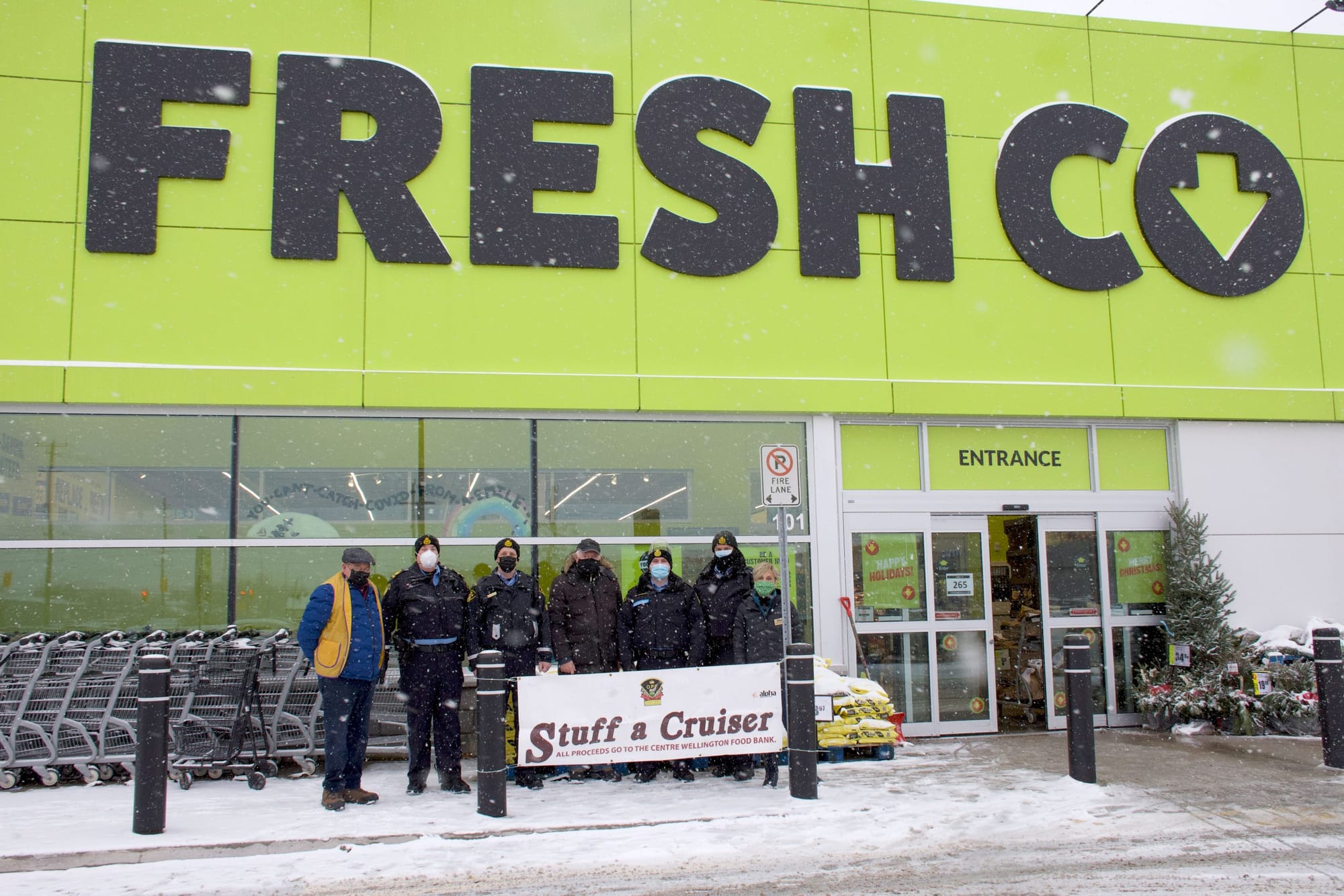 Wellington County OPP's Stuff a Cruiser event supported CW Food Bank