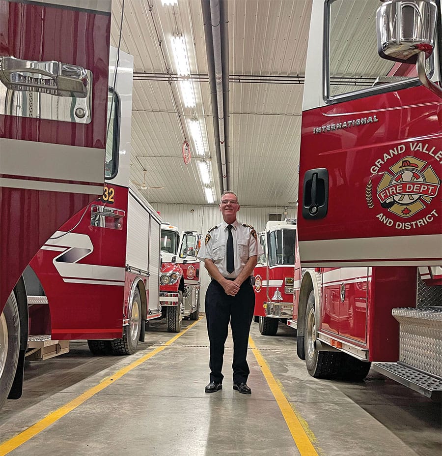 Chief of Grand Valley and District Fire Department retires