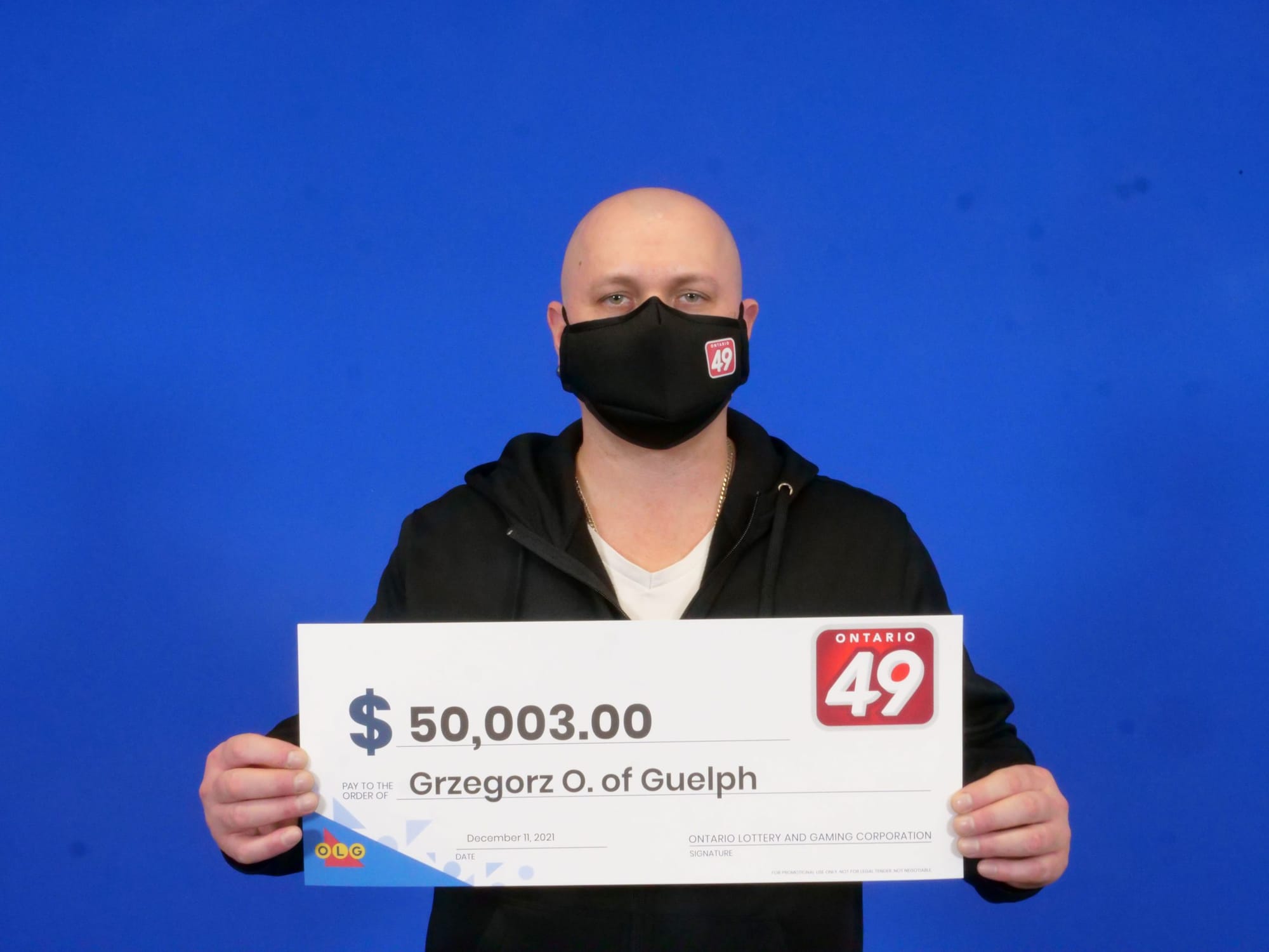 Guelph resident wins $50,003 with Ontario 49