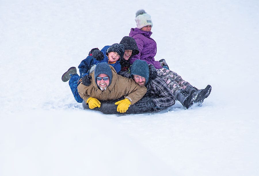 Winter fun in Aboyne