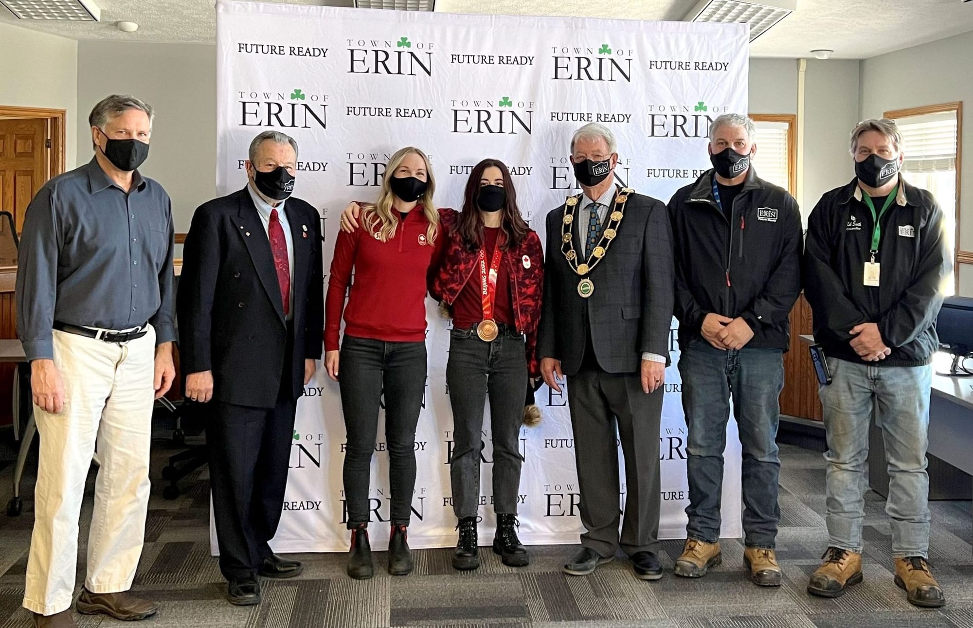 Town of Erin recognizes Olympians upon return to their hometown