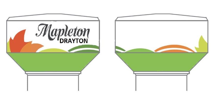 Council chooses revised design for Drayton water tower