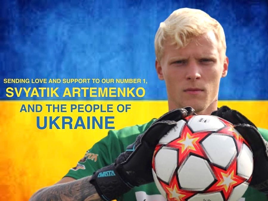 Guelph United FC holding fundraiser for Ukraine in honour of goalie