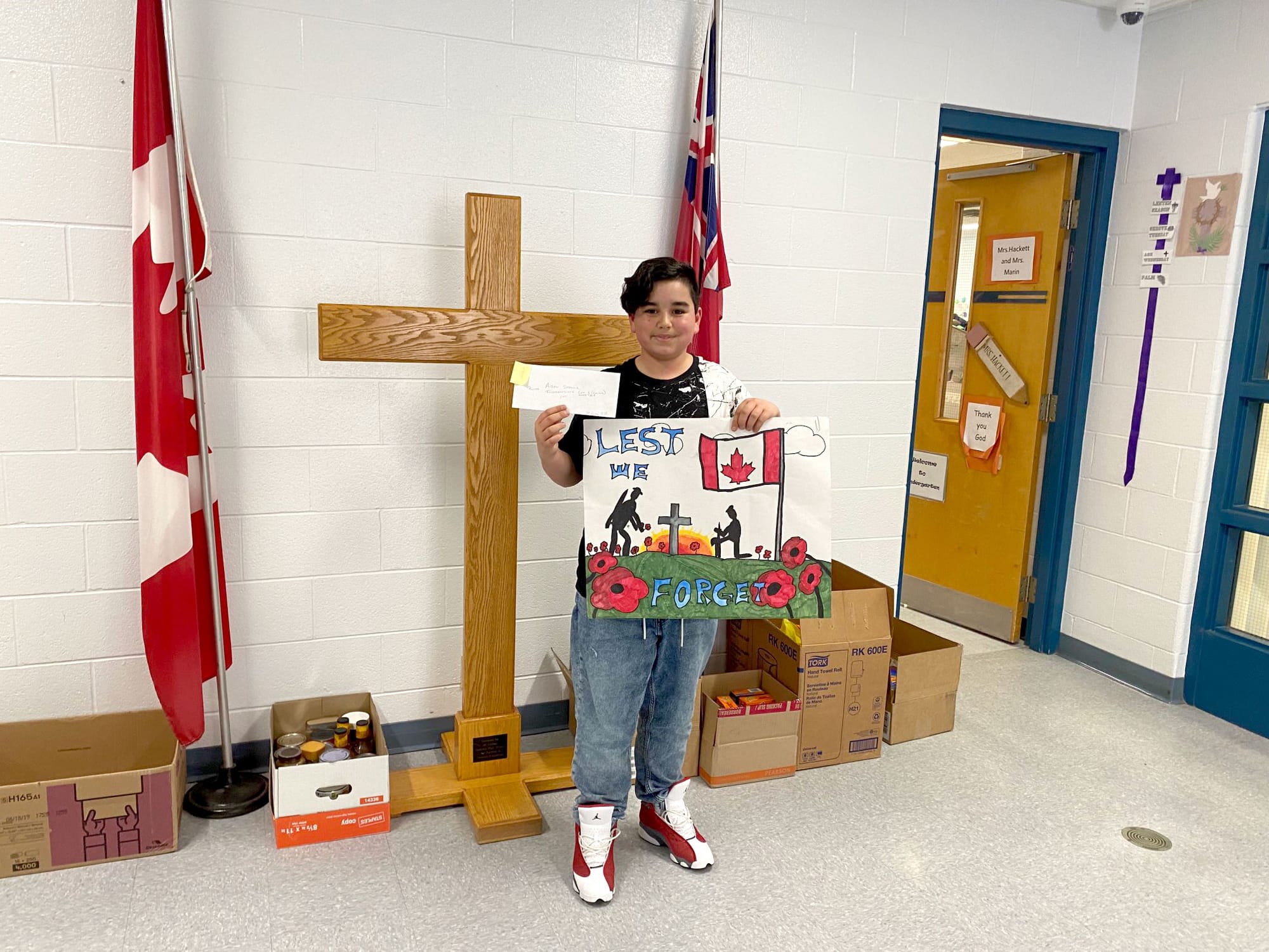 Student wins first place in Legion Remembrance Day Poster and Literary Contest