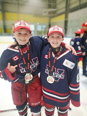 Drayton athletes part of OMHA U13A championship team