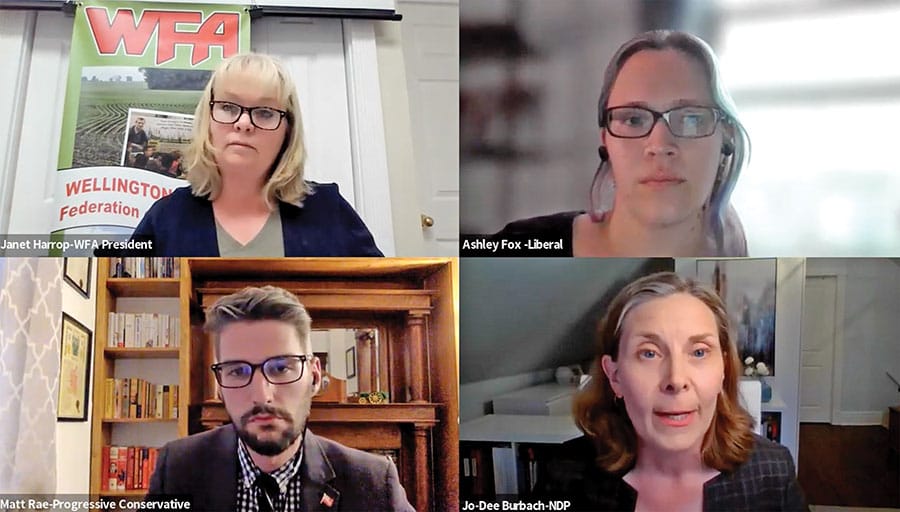 Agriculture focus of Perth-Wellington candidates discussion