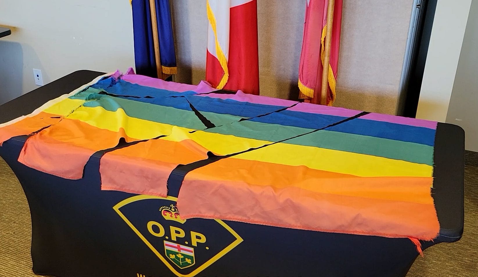 OPP investigating after Pride decorations targeted by vandals