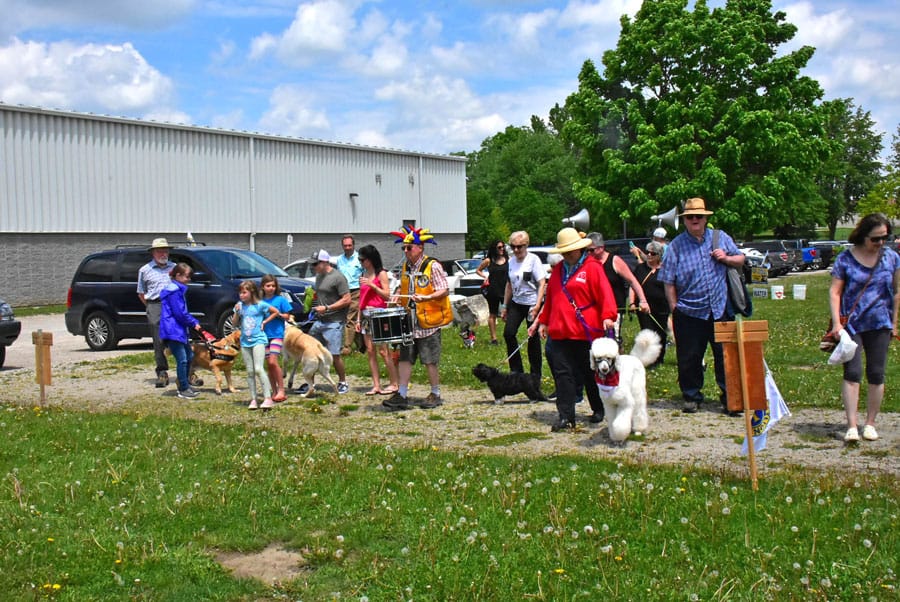 Lions Walk for Dog Guides in Fergus raised more than $6000