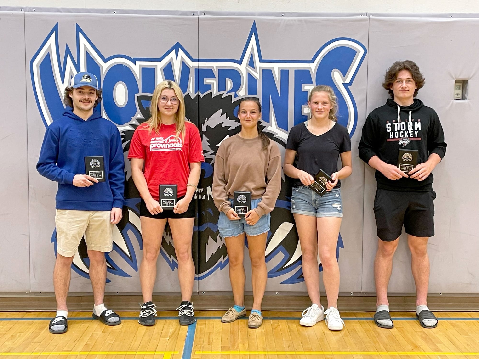 Wellington Heights Secondary School recognize Athletes of the Year