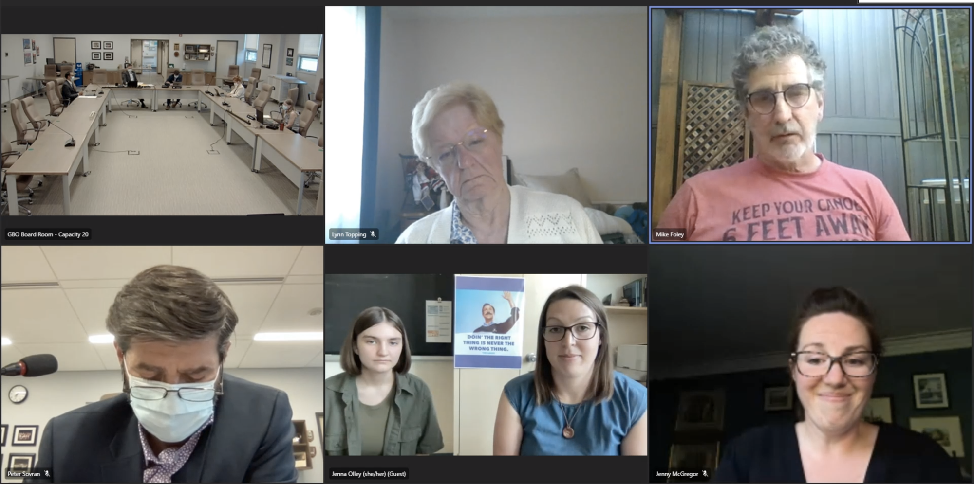 Delegation calls on school board to declare a climate state of emergency