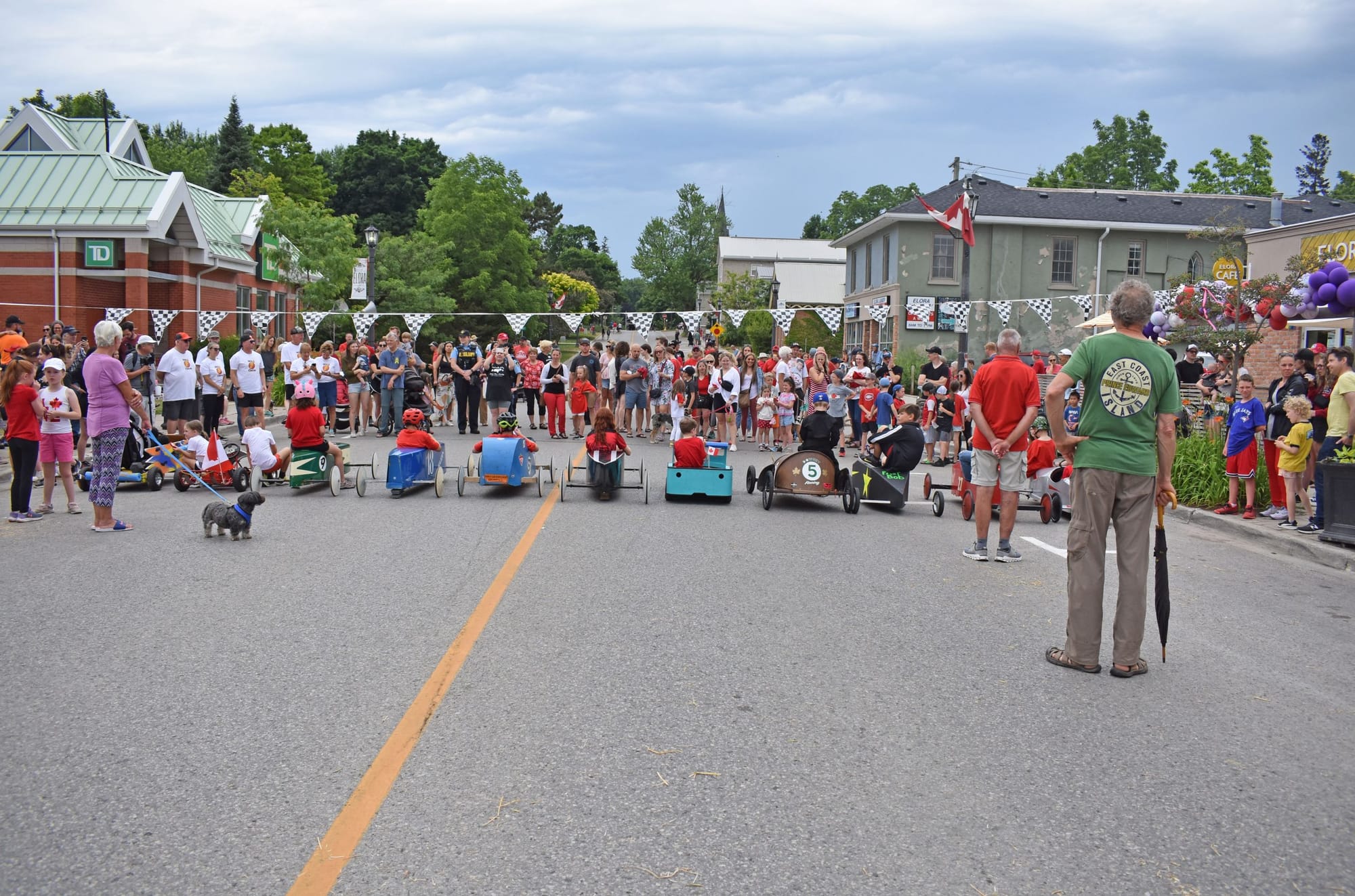 Dominion Day fun in Elora included the return of Soap Box Derby