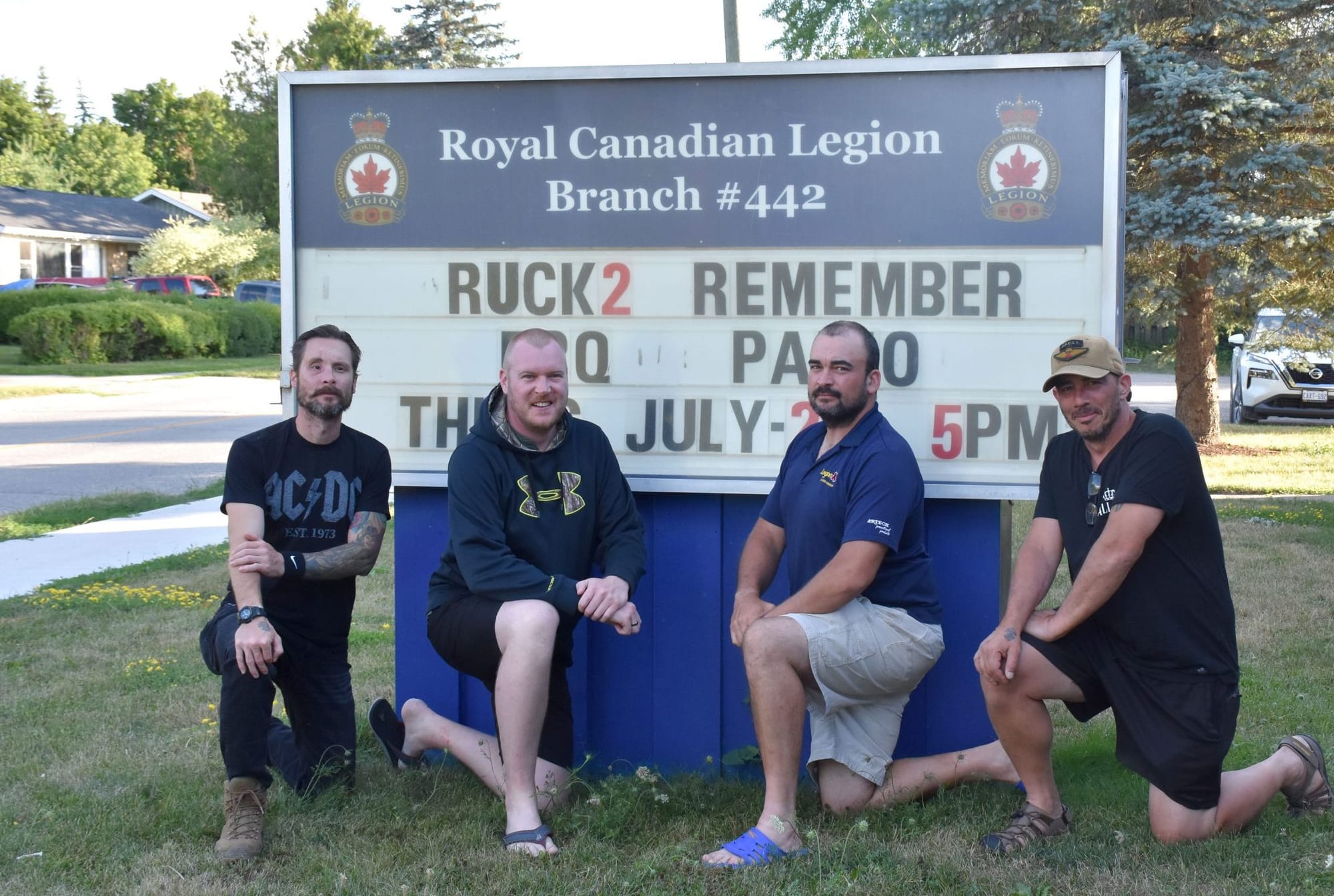 Ruck 2 Remember marches through Erin in support of homeless veterans