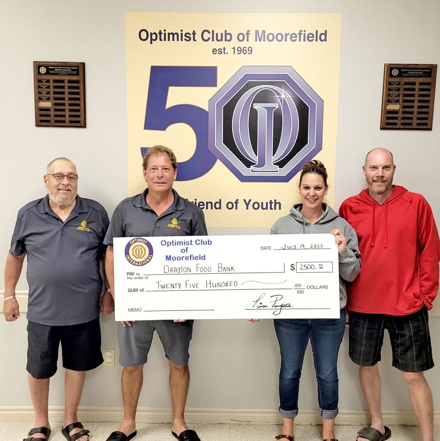 Optimist Club of Moorefield holds bottle drive for Drayton Food Bank