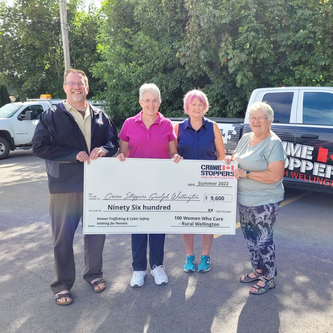 Donation to create sessions on cyber safety, human trafficking