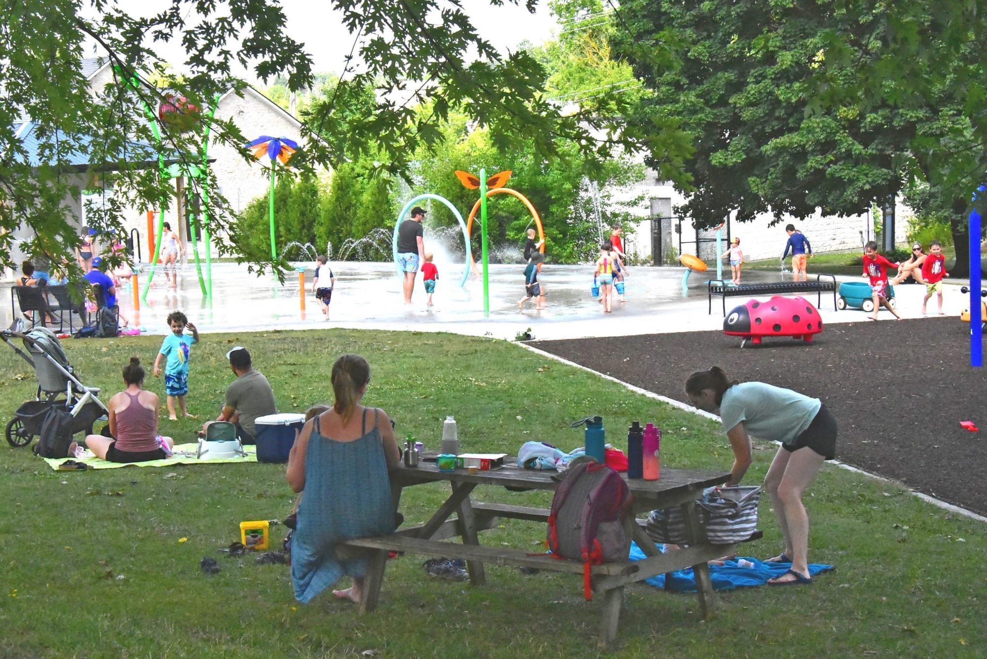 Splashpad offers summer fun