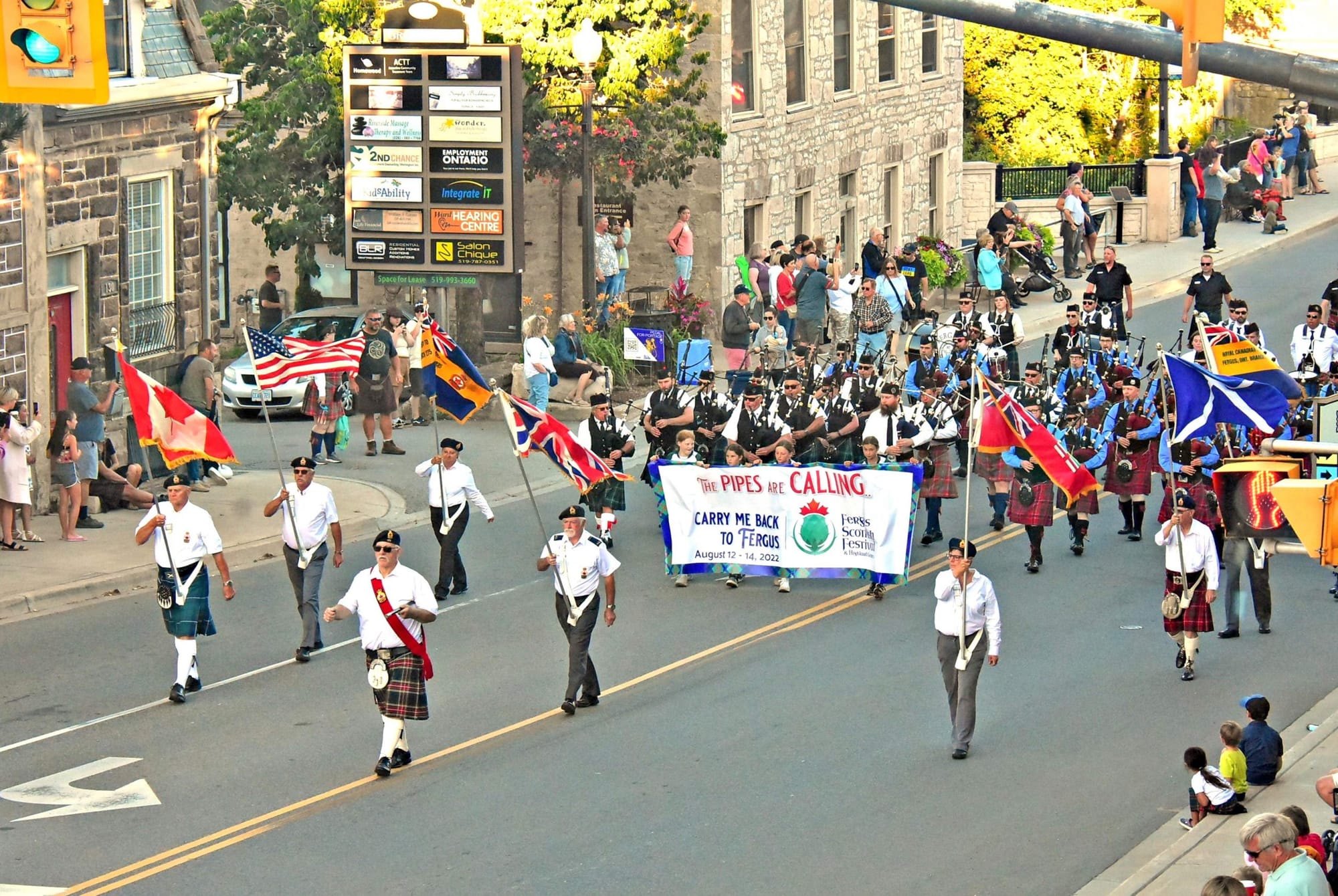 Pipes, Plaid, and Pageantry parade kicks off Fergus Scottish Festival weekend