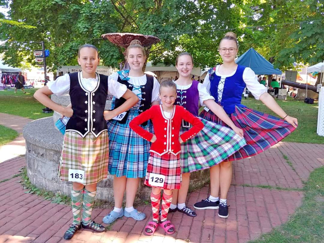 Local dancers compete at various Scottish Festival events