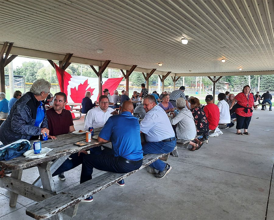 Arthur 150th celebration committee hosts volunteer "thank you" barbecue