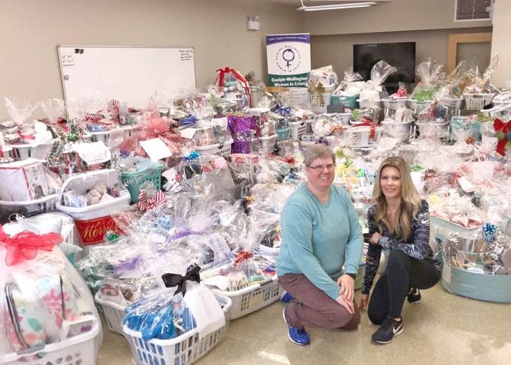 Guelph-Wellington Basketeers supporting women in crisis with basket drop-off