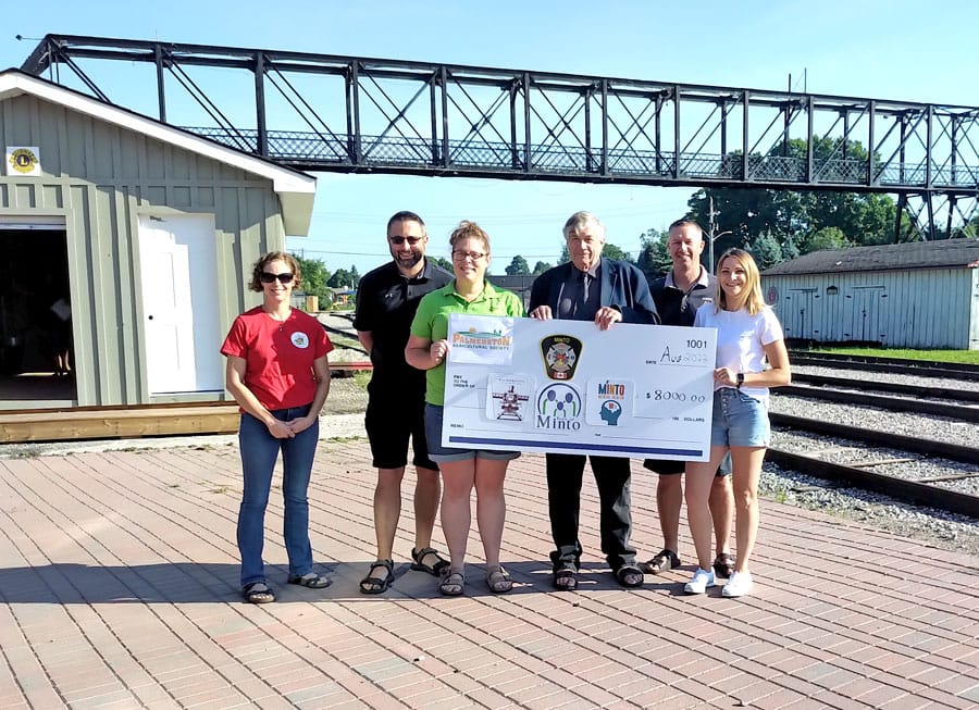 Palmerston Agricultural Society donates $8,000 to various Minto initiatives, organizations