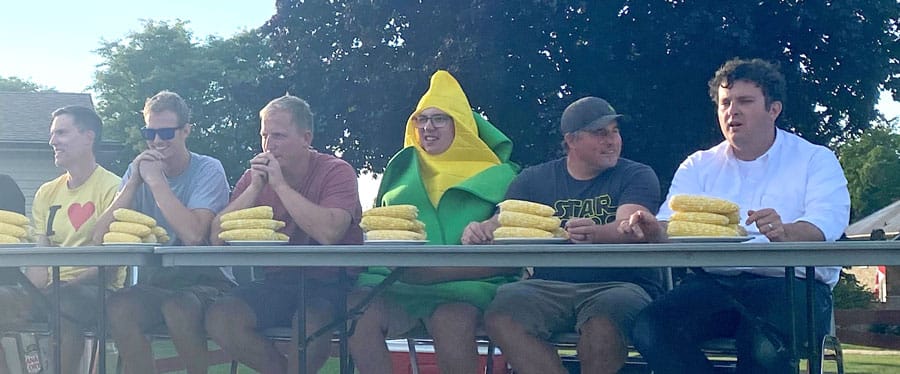 Corn-eating contest a hit at local fair