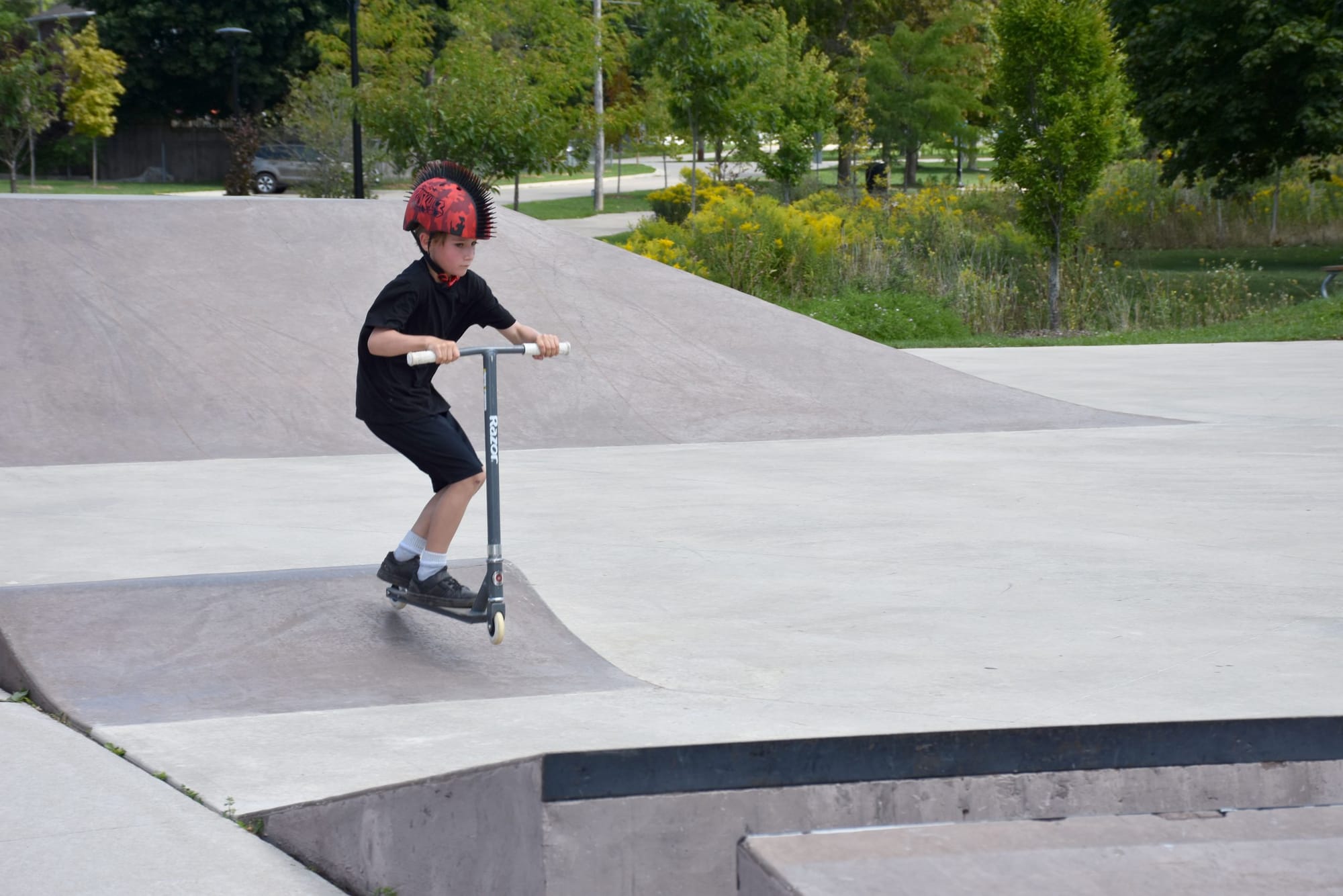 Soaking up the final days of summer at Rockmosa Park