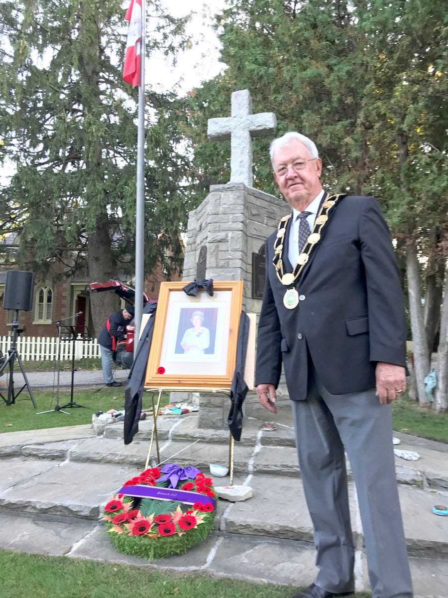 Erin Legion organizes memorial service to honour Queen Elizabeth II