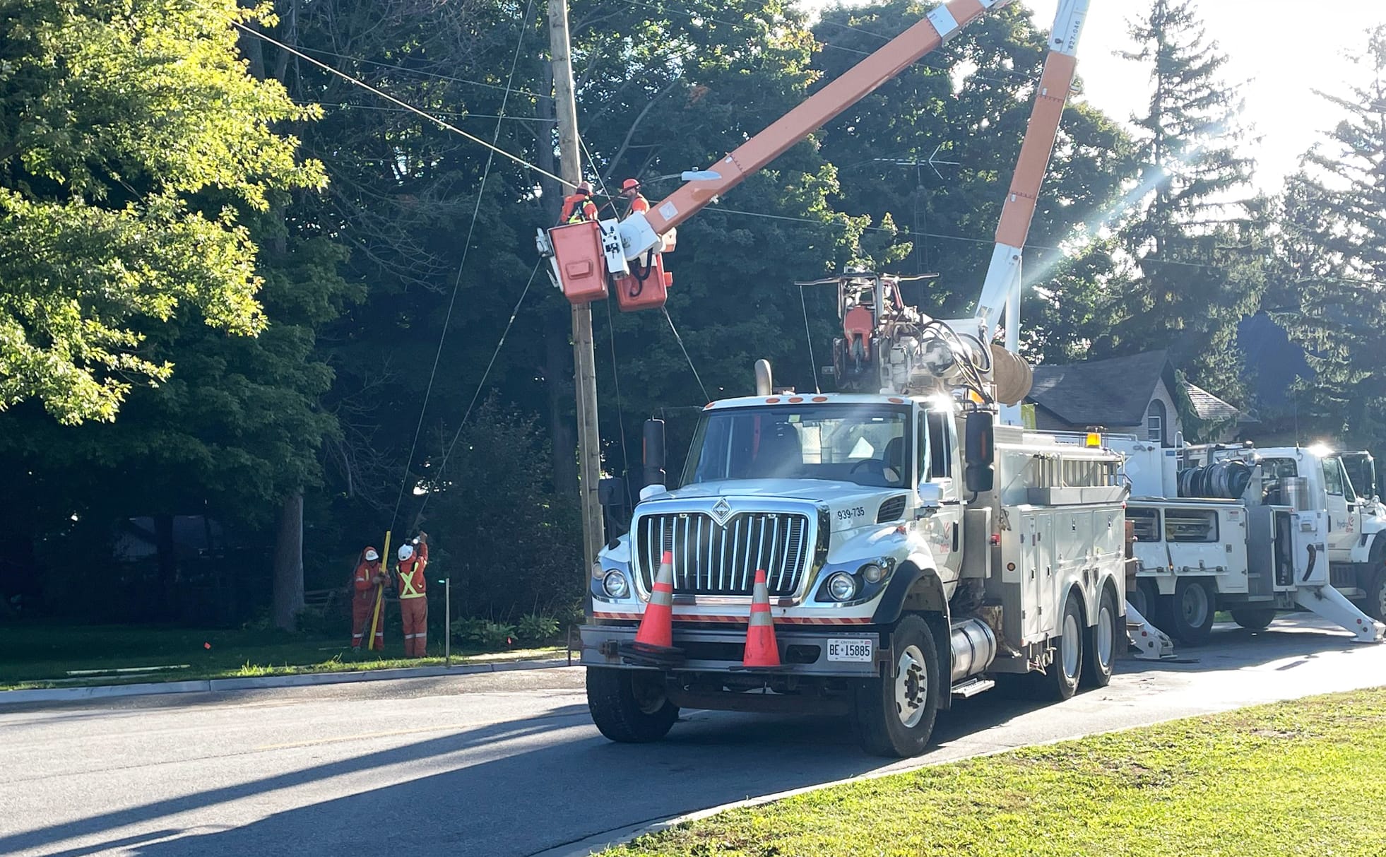 Police seek driver of van who crashed into hydro pole, fled scene