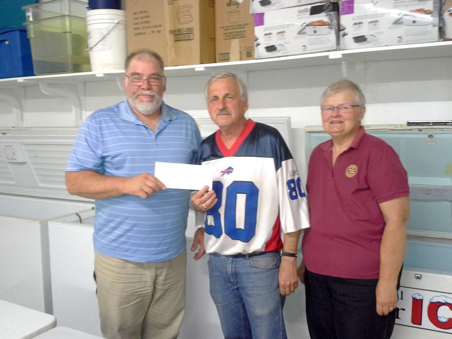 Clifford Rotary donates TV Bingo proceeds to school milk program