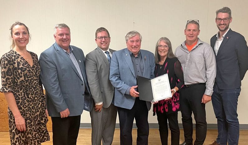 George Bridge lauded for leadership during appreciation evening