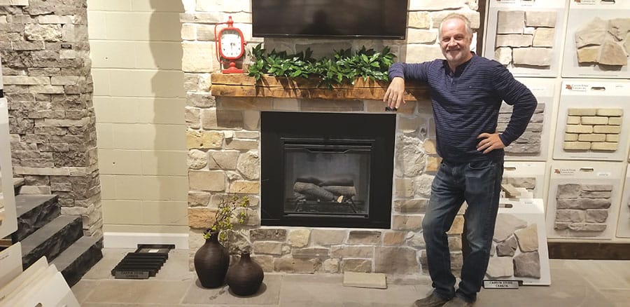 You don’t have to be a stonemason to create the professional look of one inside your home, with Stone Selex