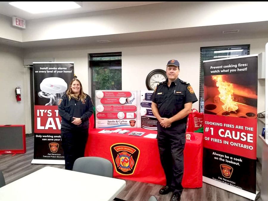 Guelph/Eramosa Fire Department share fire safety message at various events