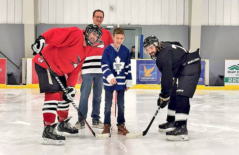 Hockey game raises $16,000 for local child awaiting kidney transplant