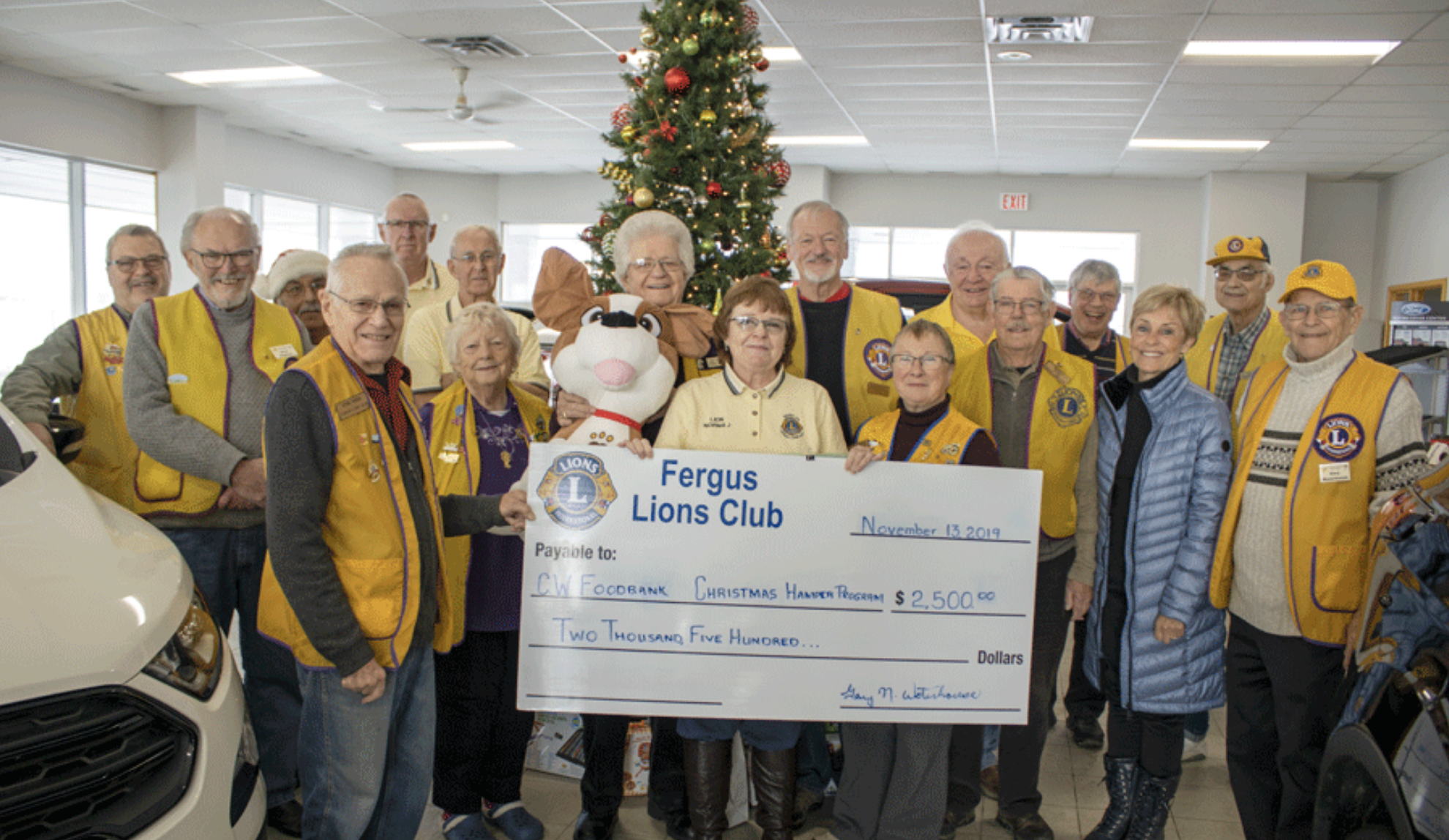 Fergus Lions Club, Reliable Ford launch annual Christmas drive