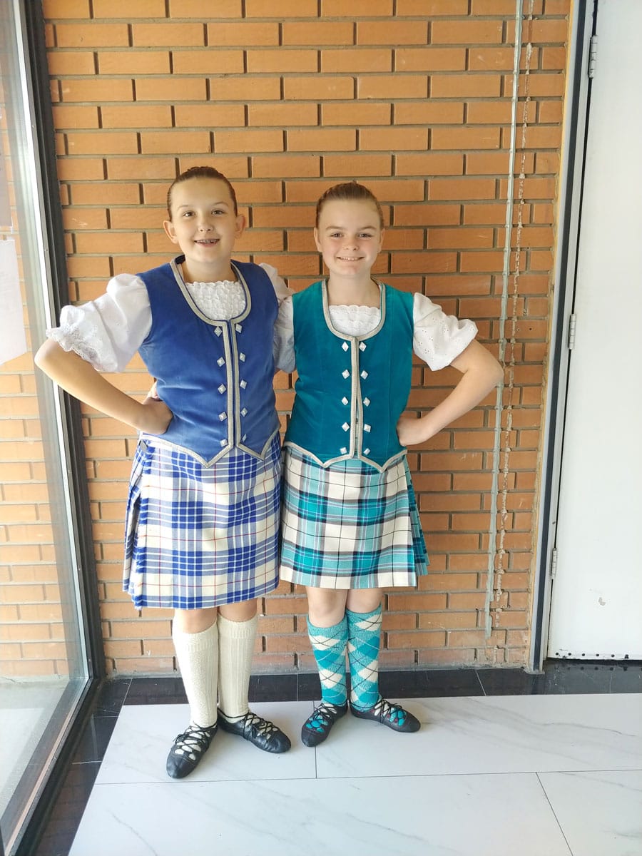 Local Highland dancers compete in several regional competitions