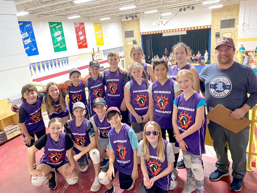 Maryborough Public School team winner of North Wellington volleyball tournament