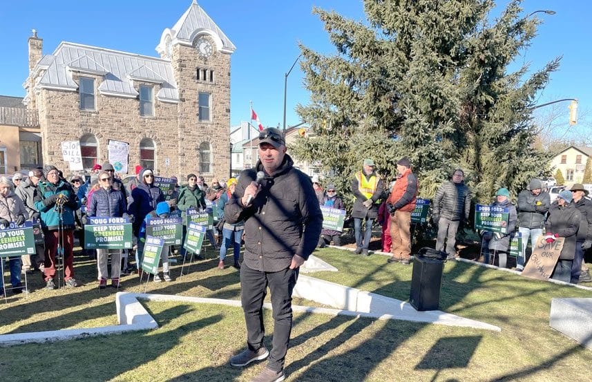 Greenbelt impact the focus of Bill 23 rally