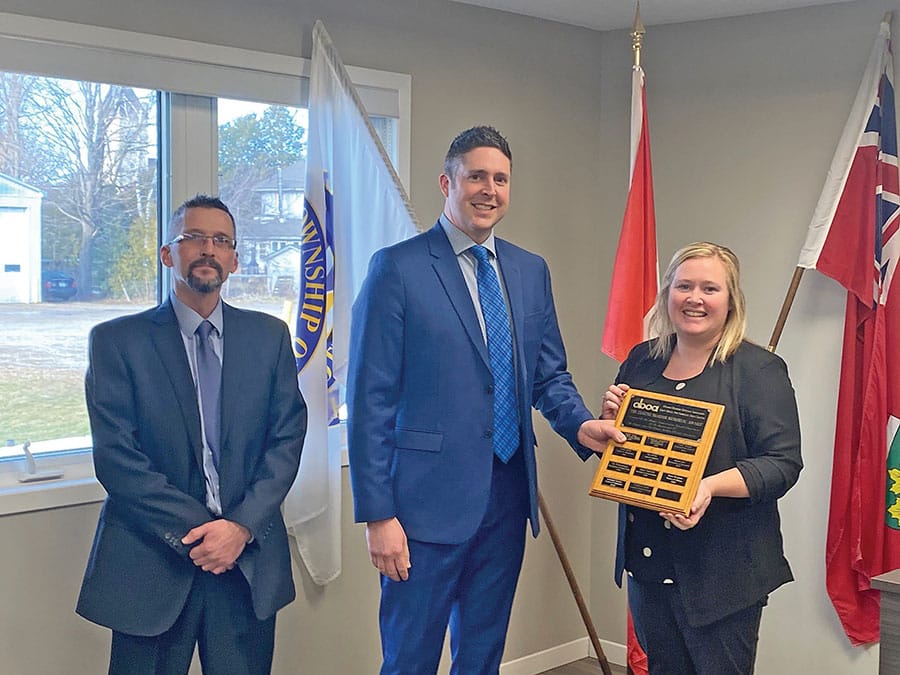 Darren Jones receives Eugene McAdams award for service, commitment as building official