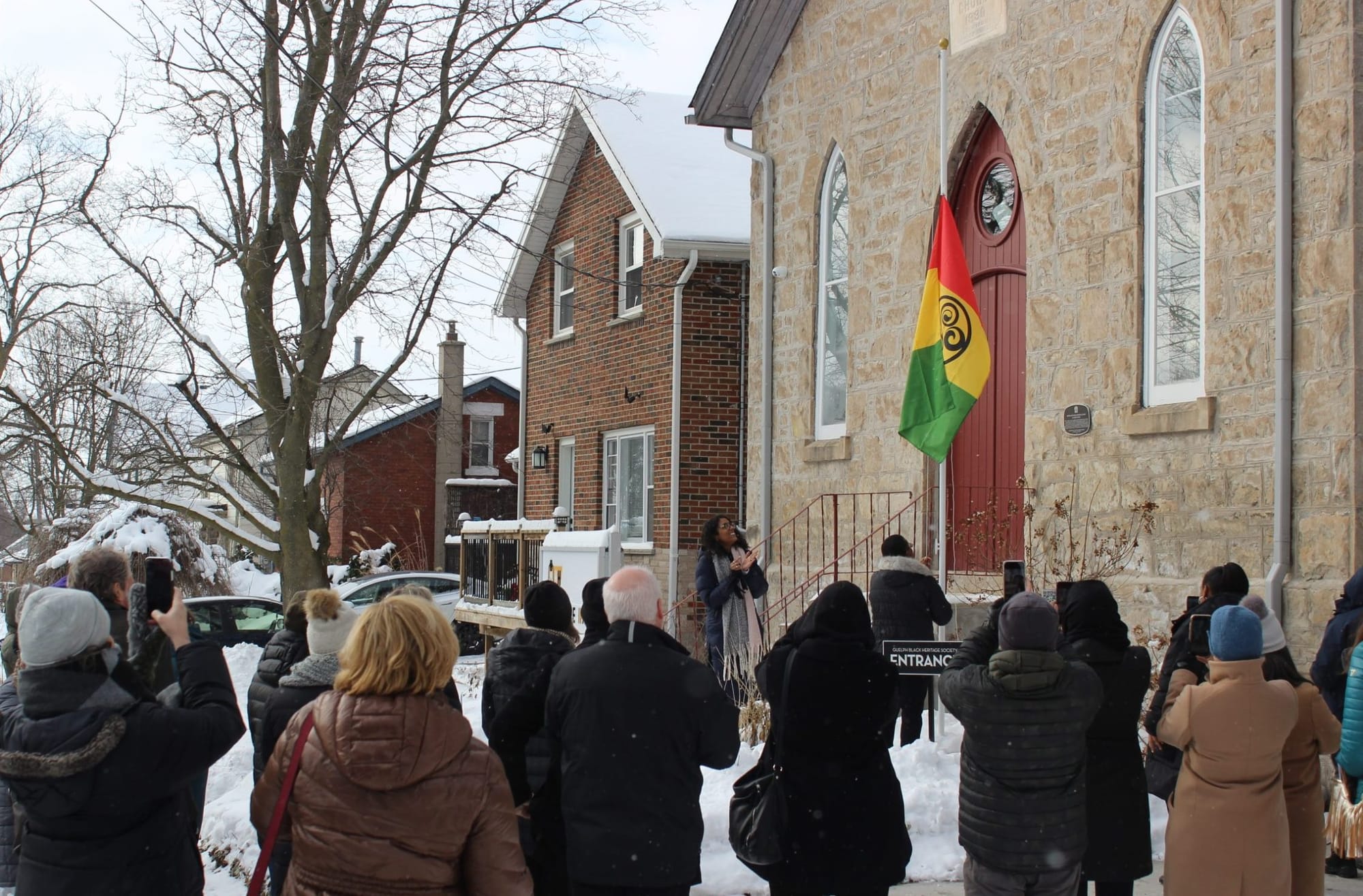 GBHS kicks off Black Heritage Month with flag raising