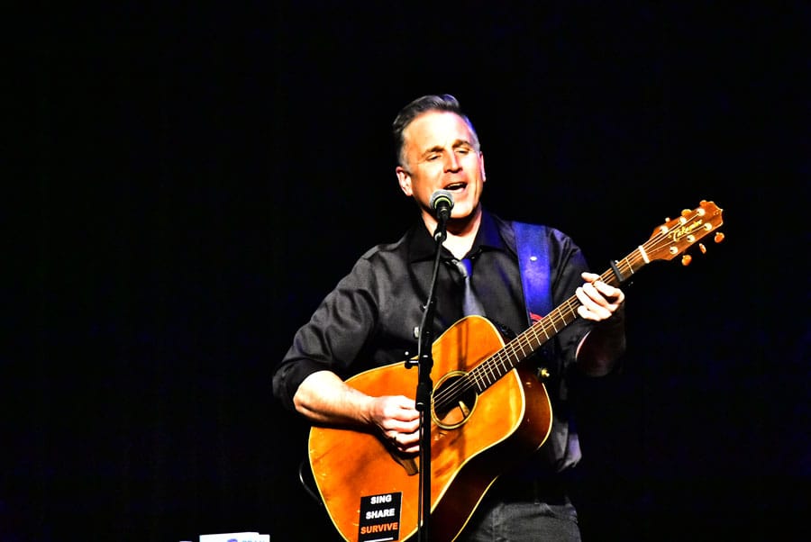 Great Big Sea singer Sean McCann performs at the Fergus Grand Theatre
