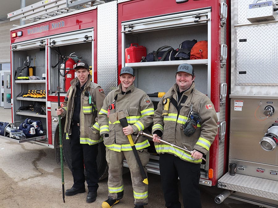 Wellington North firefighters brought fire safety lessons to Family Day event