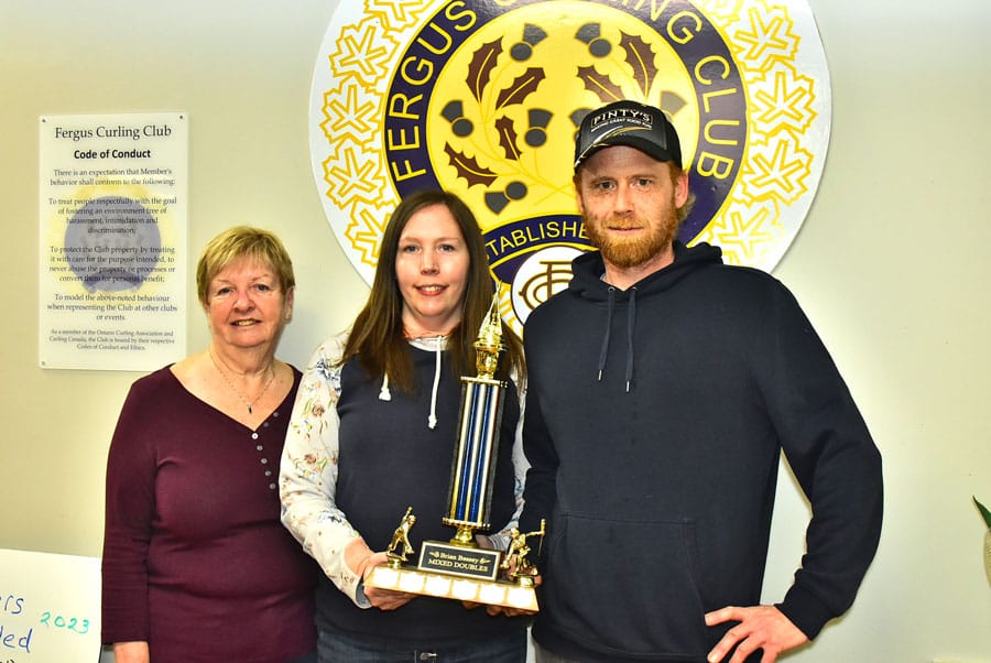 Mixed doubles bonspiel at the Fergus Curling Club