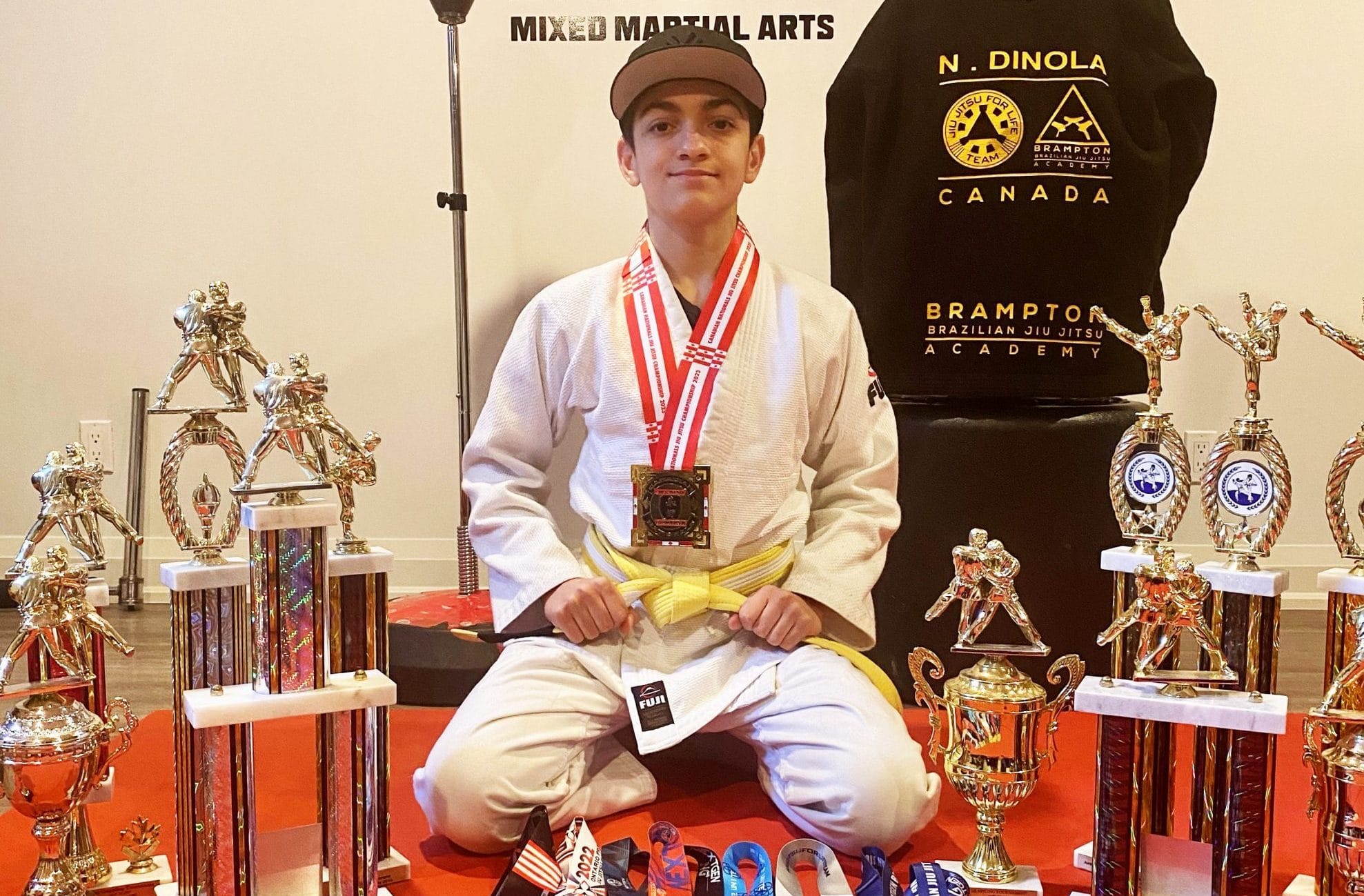 Noah DiNola to fight in Kazakhstan with Canadian jiu jitsu team
